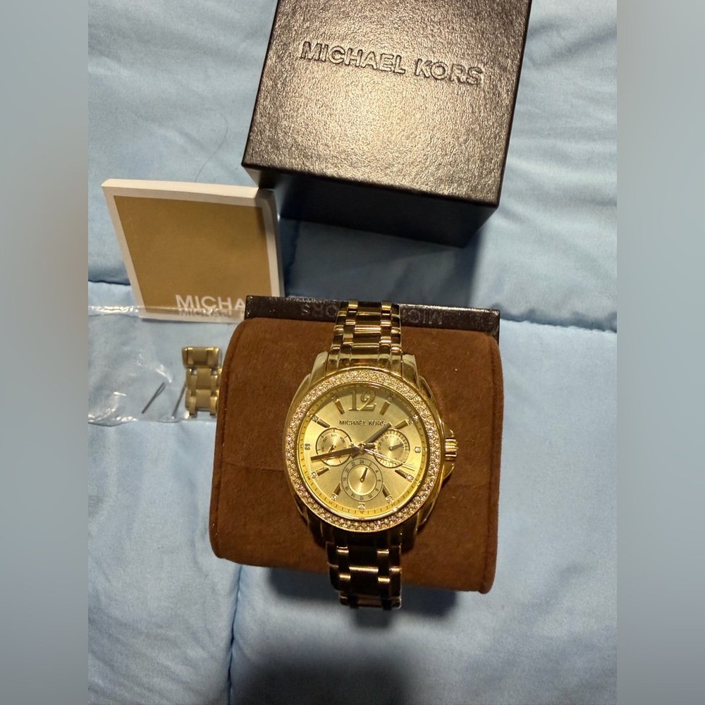 Michael Kors Gold Chronograph Watch